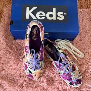 Keds women’s champion floral sneakers